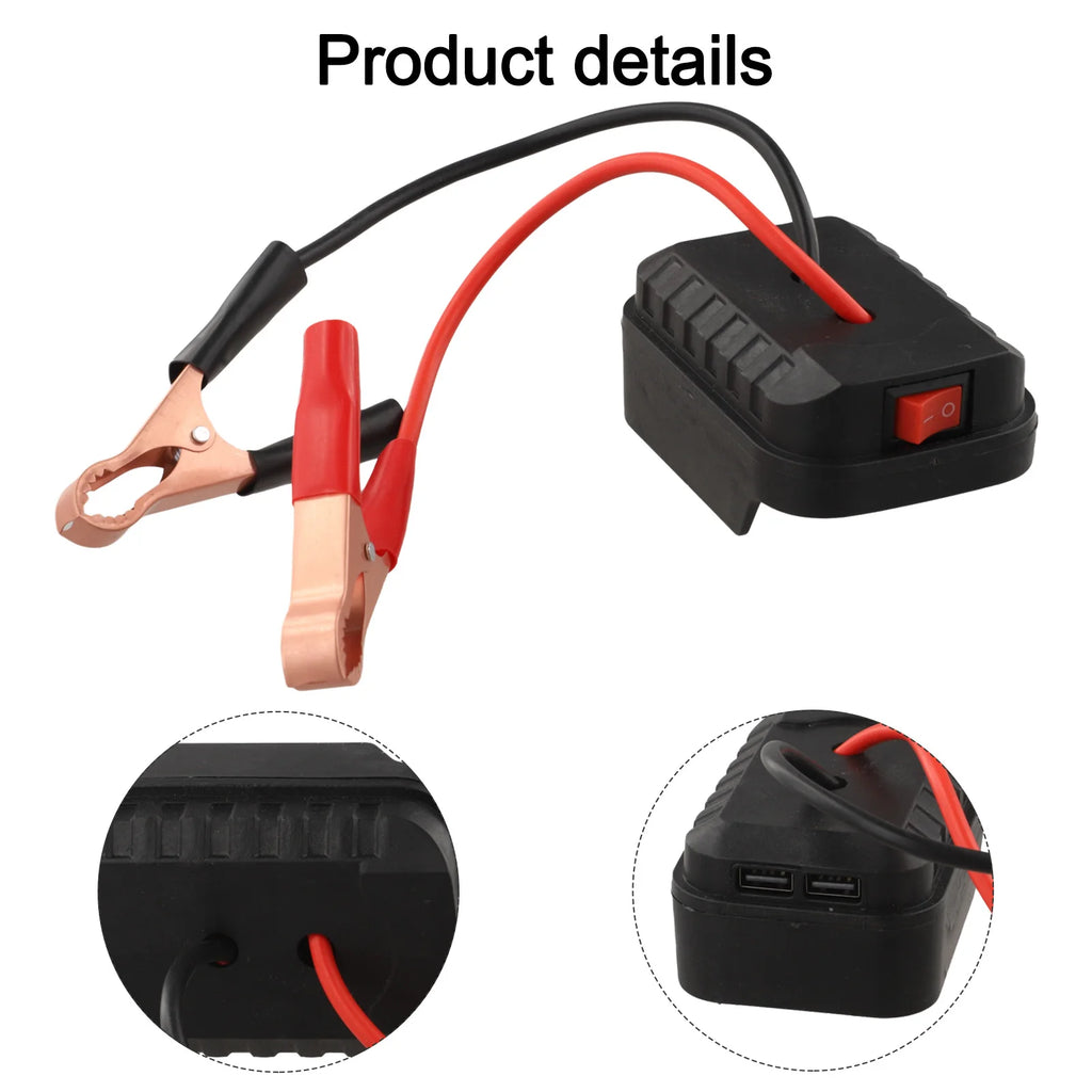 1 Pc A3/ 2106 Car Battery Jump Starter Jump Box Lithium Battery Converter Dual USB Ports For Vehicle Starting Car Jump Starter Qme D