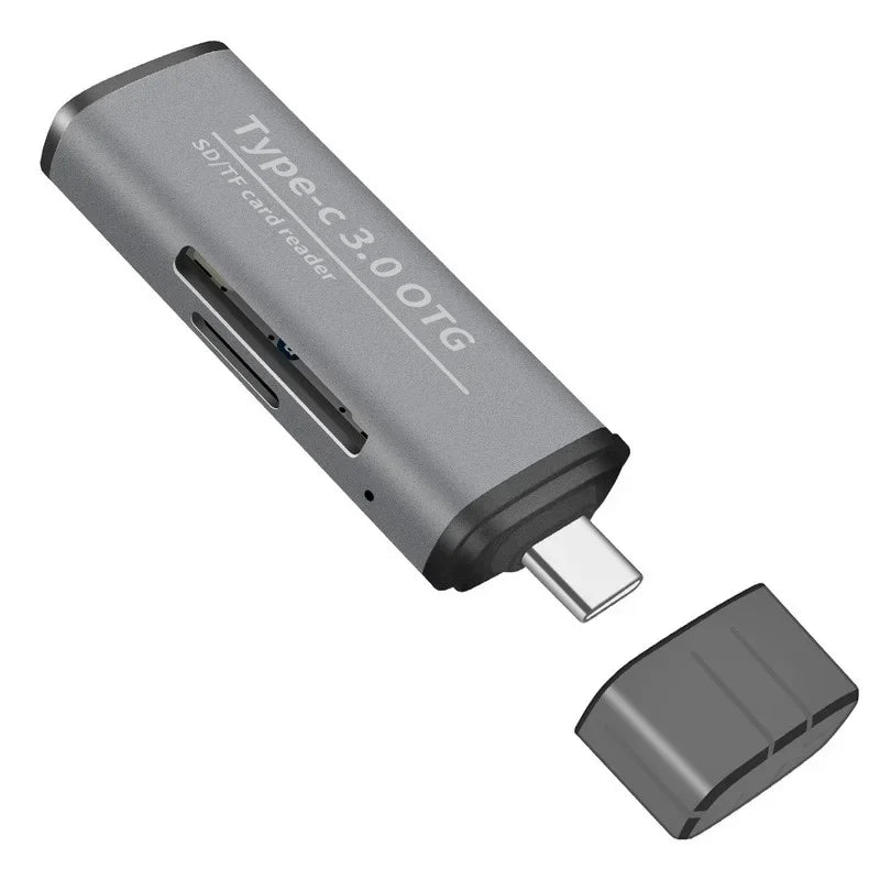 Multi-functional Type C OTG Card Reader with USB Female Interface for PC USB 3.0 Read TF Memory Card Reader Adapter Computer Qme