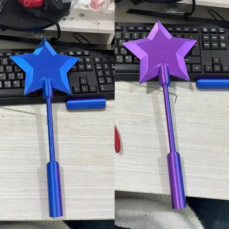 Card Holder Star Wand 3D Printed Tap-to-pay Contactless Credit Fun Qme A2