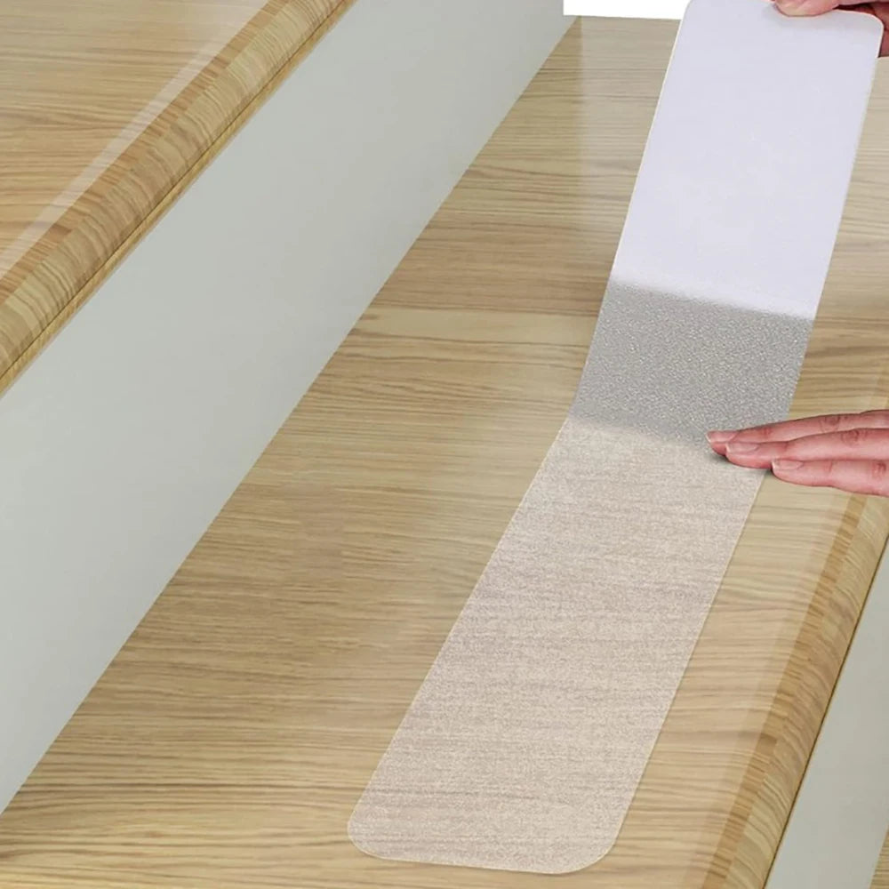 5m Transparent Anti Slip Tape Waterproof Non Slip Stair Treads For Bathroom Kitchen Floor PVC Heavy Duty Grip Tape Qme