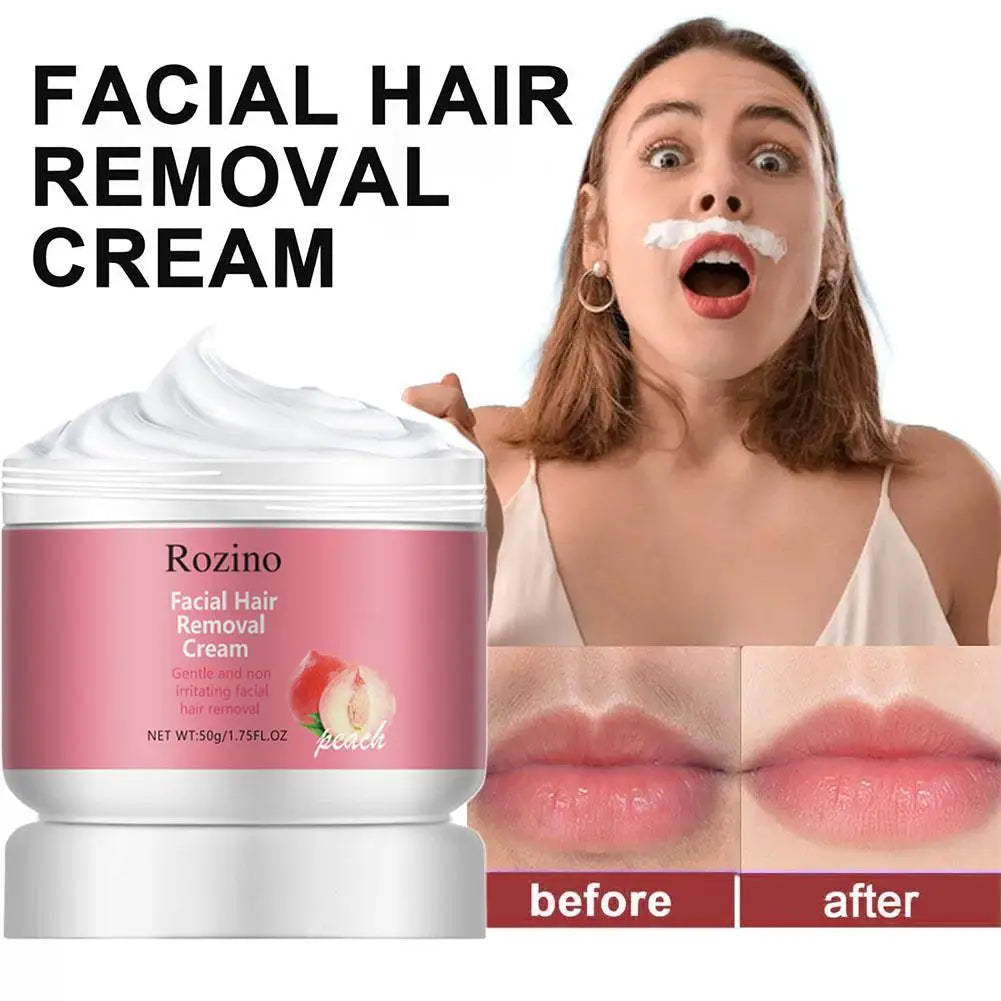 Peach Facial Hair Removal Cream Depilatory Moisturizing Nourishing Qme