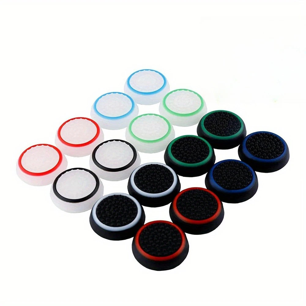 Silicone Thumb Stick Grip Caps Anti-slip Joystick Cover For PS5 PS4 Xbox Series X/S One Controller Analog Stick Protector Game A Qme