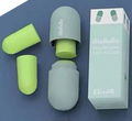 Anti noise, sleep - learning, special, professional, super sound insulation, anti snoring, sleep to work capsule earplug Qme Gemstone green