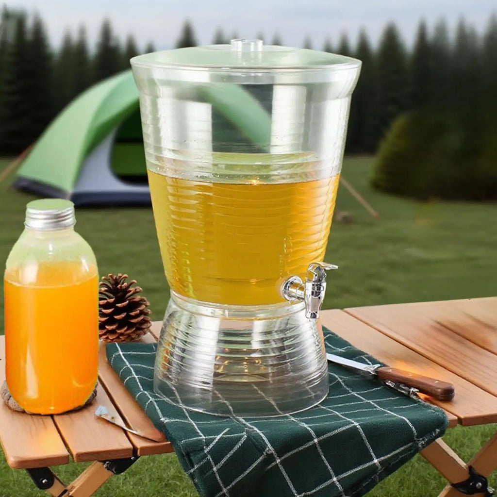 Large Drink Dispenser Faucet Juice Beer Pitchers Countertop Tea Qme