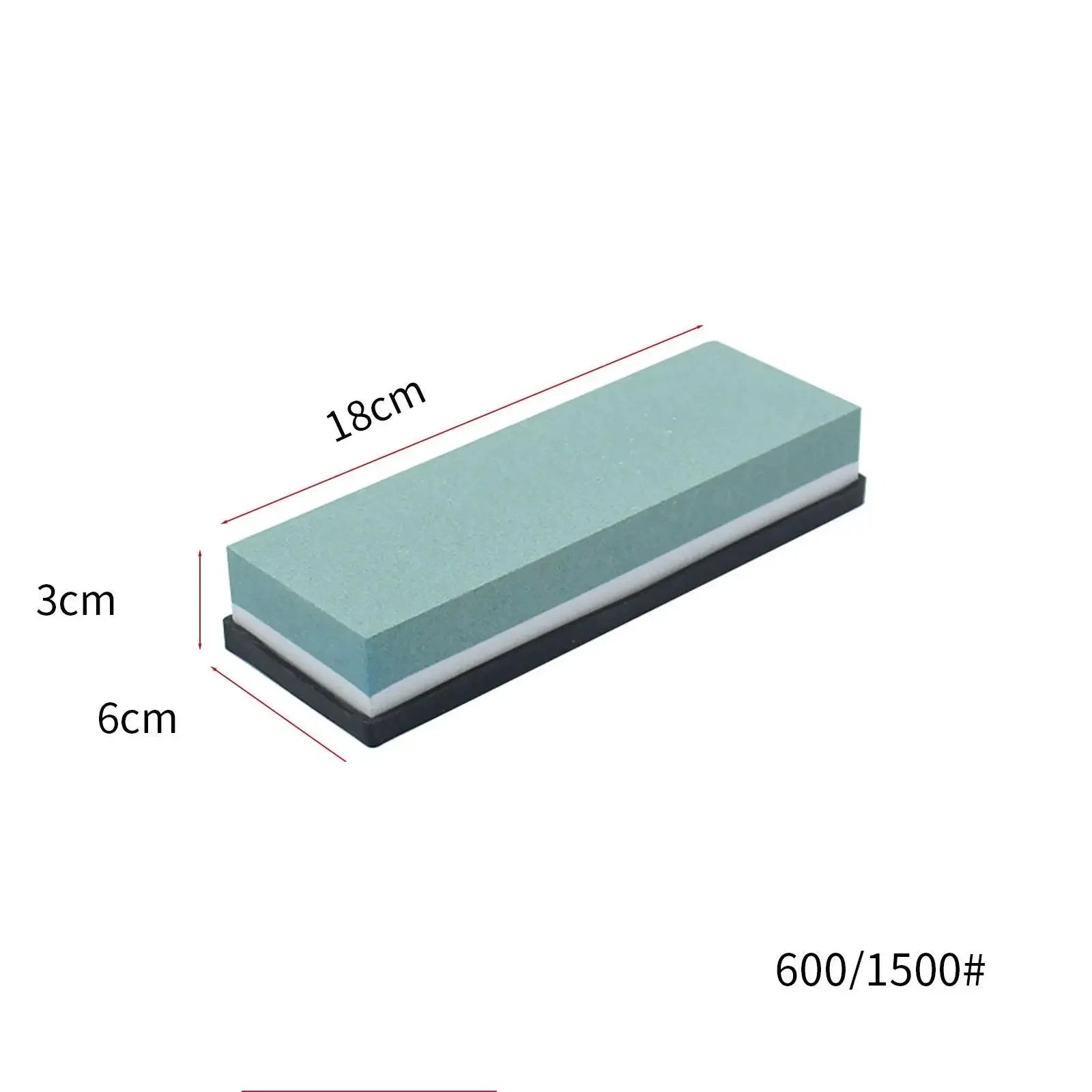 2 in 1 Professional Sharpening Stones Knife Sharpener Double-side Whetstone Grinder Stone Watster Stone Kitchen Gadgets Qme P600 1500 1pc