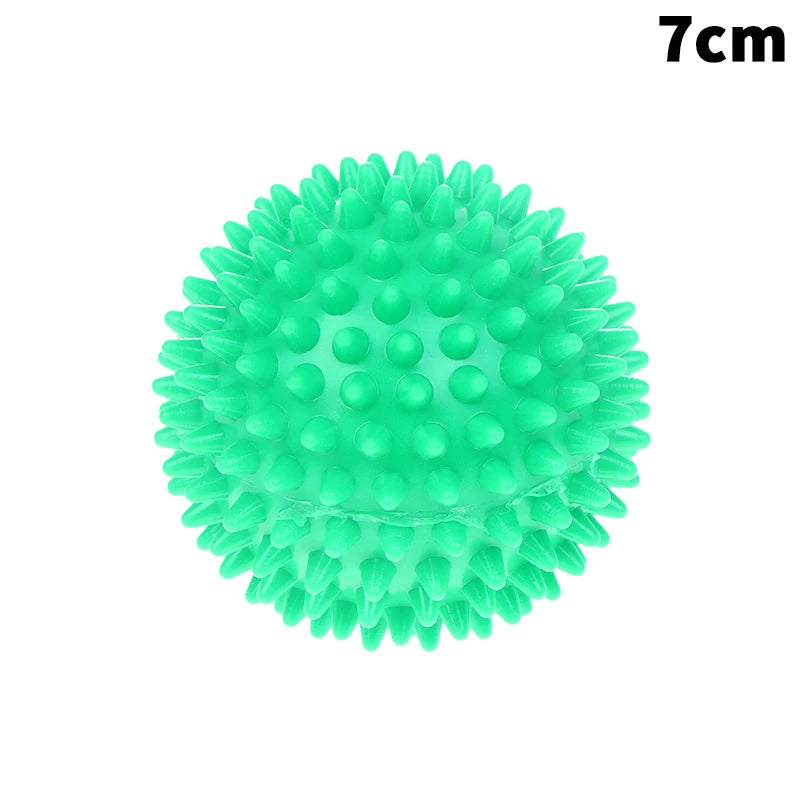 Massage Spiky Ball Yoga Training Muscle Discomfort Stress Massager Qme 7cm Green