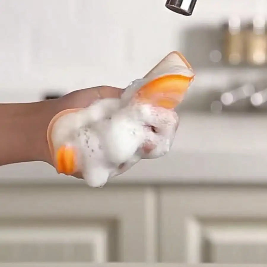 Kitchen Dishwashing Cloth Thickened Cleaning Wipes Without Damaging Qme