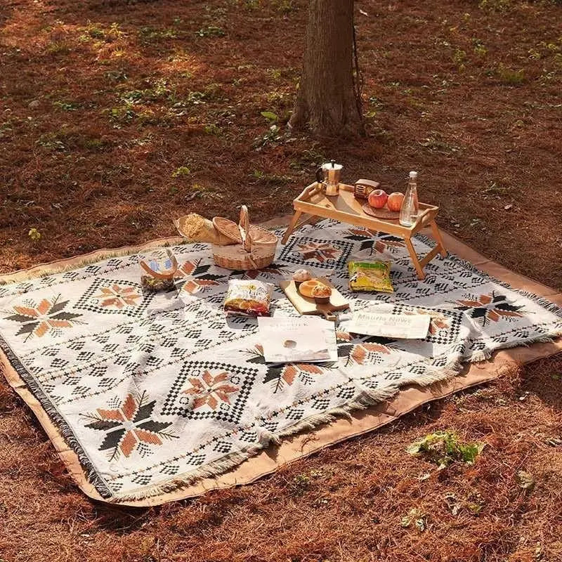 Large Boho Beach Blanket Towel Sand Free Outdoor Rug Picnic Mat Jumbo Huge Turkish Woven Summer Essential Travel Women Gift Qme