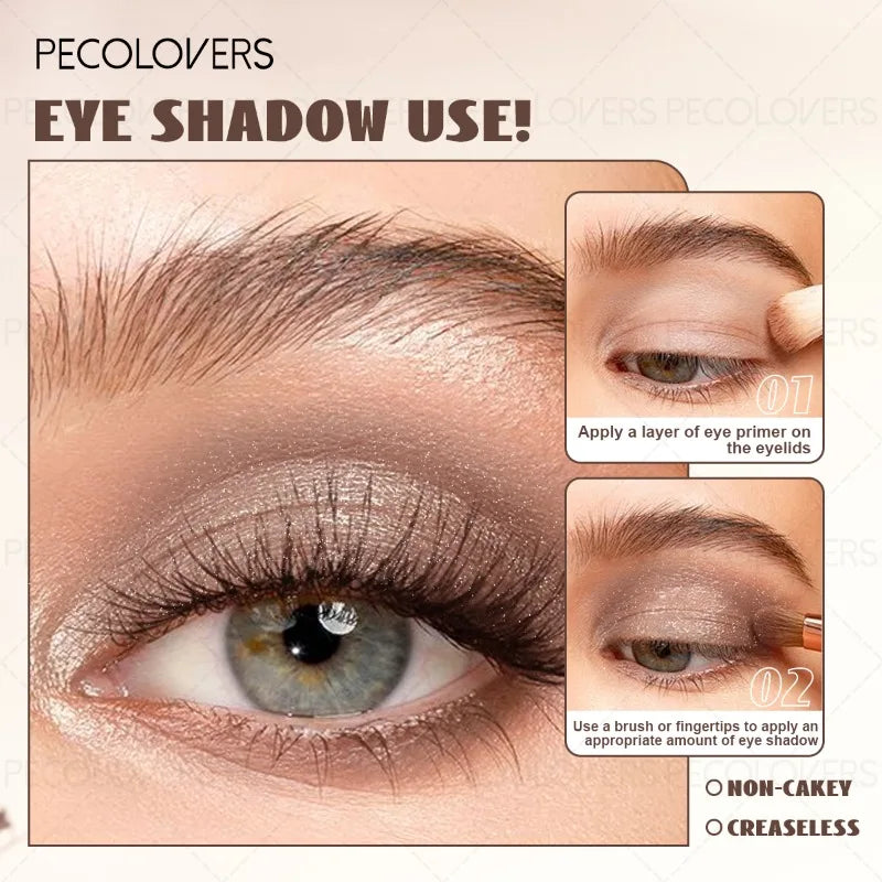 Mashed Potato Eye Shadow Highlighter Brightening Eyes Long-lasting Qme