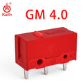 1pcs-500pcs Kailh GM 4.0 Red Dot 3-Pin 60 Million Click Life Mouse Micro Switch Computer Mouse Left Right Micro Switch Button Qme Kh-GM4.0 50pcs