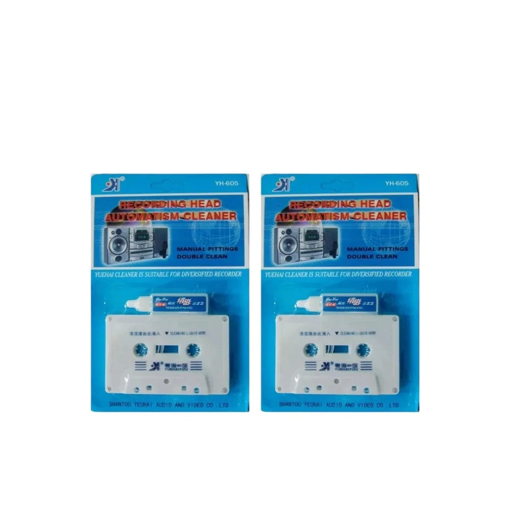 Tape Cleaner Tape Recorder Cleaning Tape Line Audio Head Tape Cassette Wet/Dry Tape Head Player Cassette Cleaner Qme B