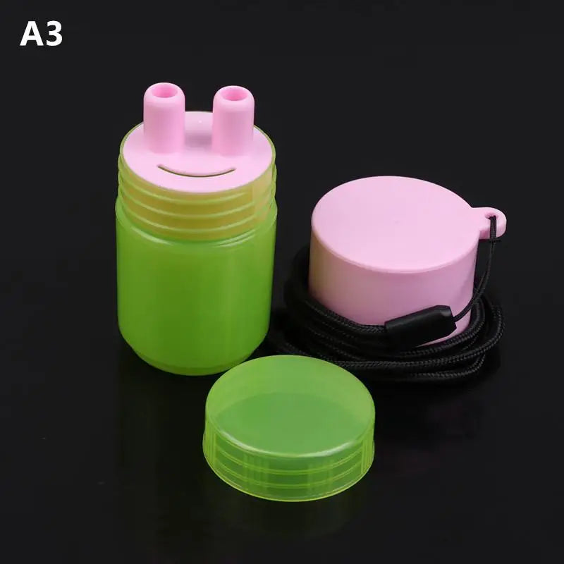 Herbal Inhalant Inhaler Accessory Two Nostrils Sticks Tubes Cap Qme A3