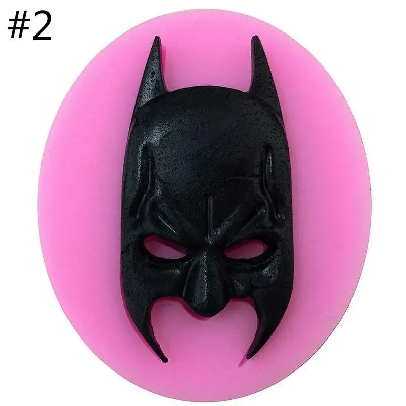 New 1pcs 3D Anime Silicone Molds Sugarcraft Fondant Chocolate Mold Face Silicone Cake Mold Cake Decorating Tools Qme 2