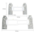 1PC Universal Wall Mount Adjustable Support Bracket for Home Split Air Conditioner Indoor Unit with Level Gauge. Qme 1pc