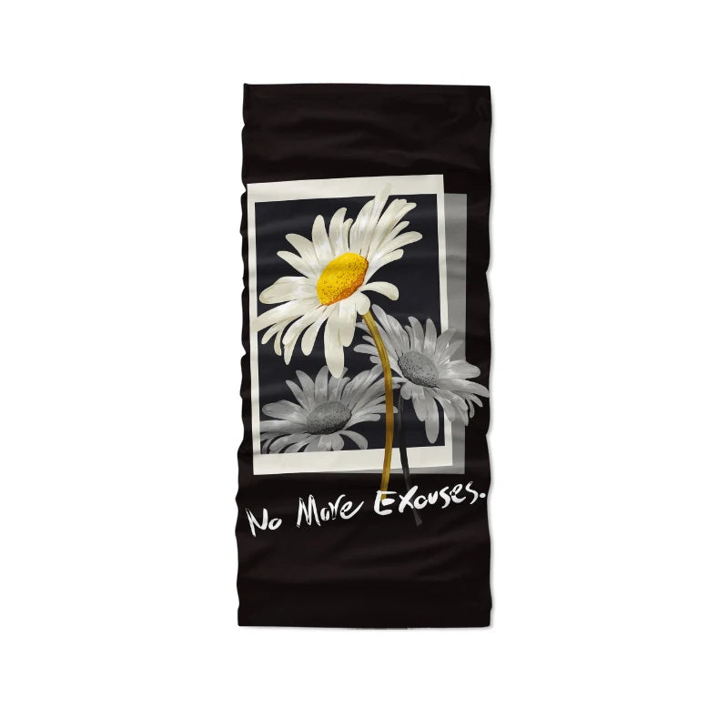 Fashion Daisy Series Headscarf Ladies Outdoor Sweat-wiping Dust-proof Qme style7 One Size >8Y