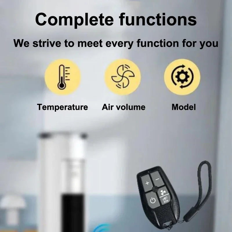 Universal Air Conditioner Remote Control Compatible All Major Brands Qme