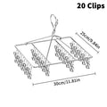 Laundry Hanger Clothesline Dryer Bra Towel Rack Clothes Airer Peg Qme A