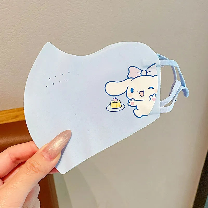 Kuromi Summer Sun Protection Face Mask UV-Protective Full-face