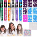 Mixed Temporary Tattoo Markers Washable Body Art Pens Rhinestone Qme 17pc