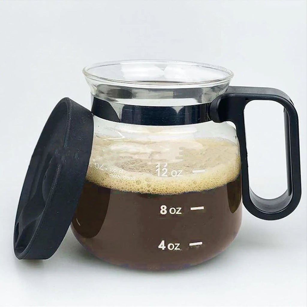 Clear Coffee Mug 16oz Travel Coffee Cup Glass Mugs Drinkware Container with Lid for Hot Cold Beverage Latte Cappuccino Tea Juice Qme