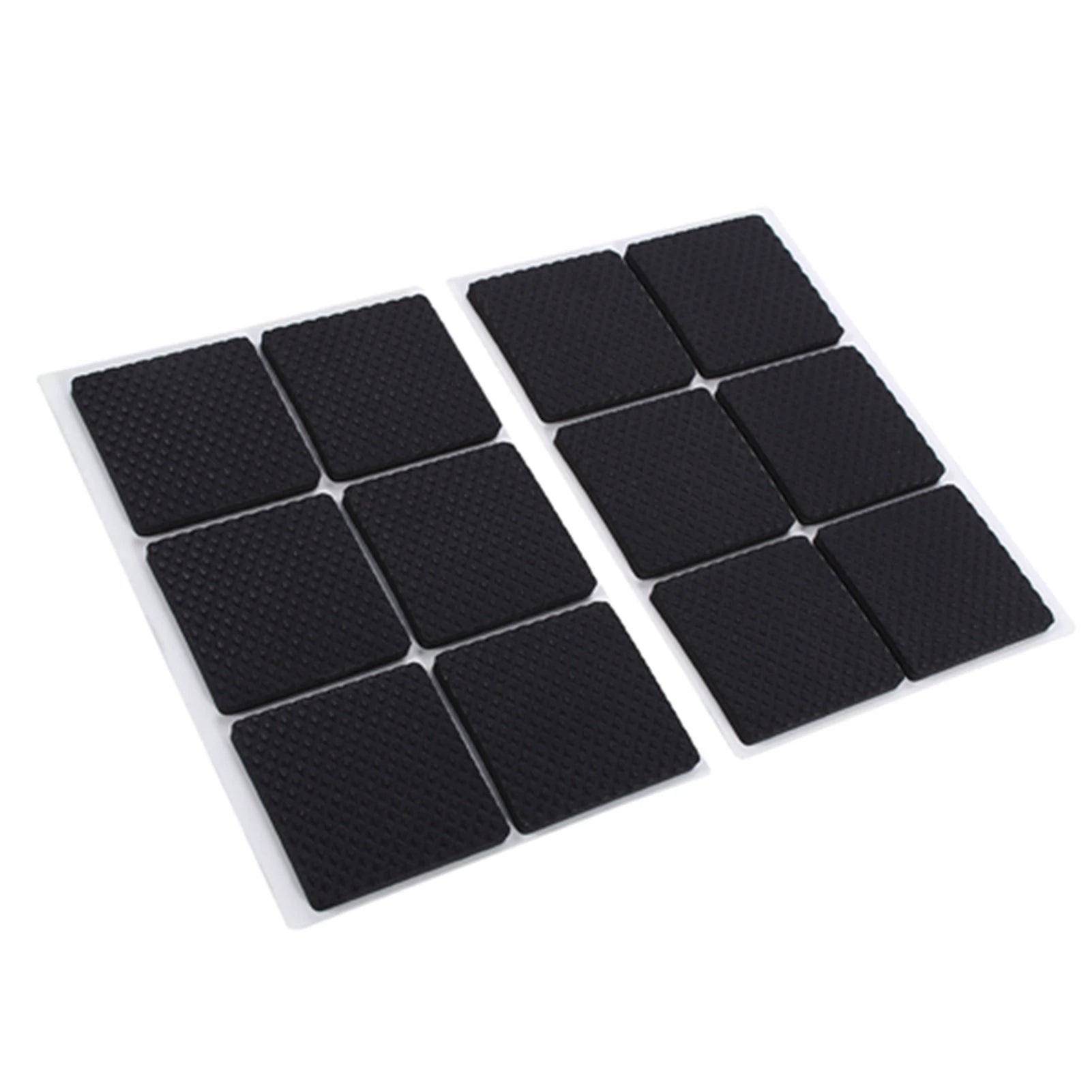 12Pcs Rubber Feet Pads Black NOn slip Self Adhesive Floor Protectors Furniture Sofa Table Chair Rubber Feet Pads Qme