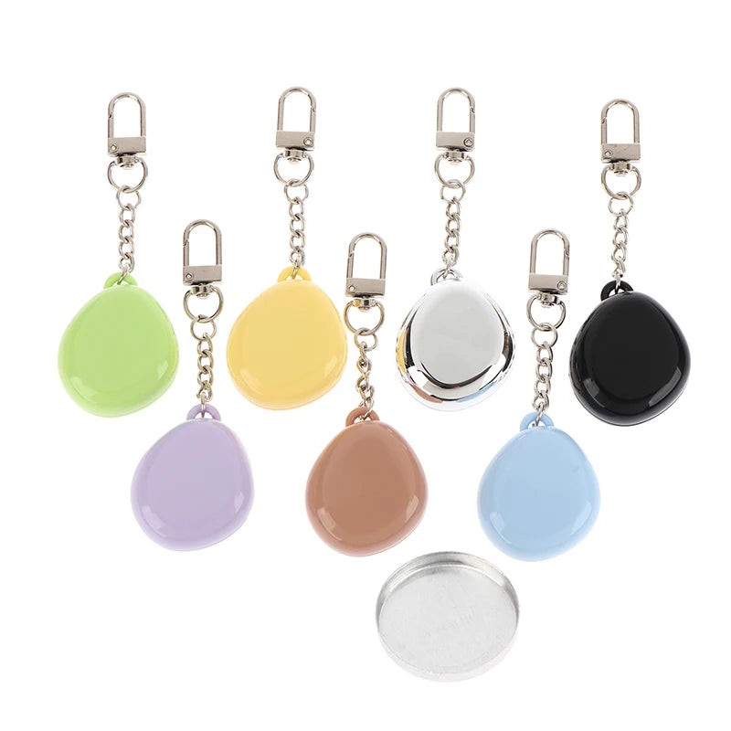 Colorful Portable Makeup Compact Empty Refillable Case Aluminum Tray Qme