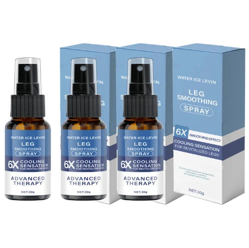 Leg Smoothing Spray - 6X Cooling Effect with Hesperidin & Menthol for Revitalized, Smooth Skin Qme BROWN 30g