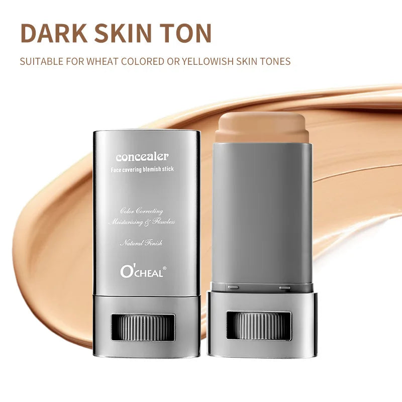 Cream Foundation Stick Flawless Satin Powder Long-lasting Waterproof Qme 05