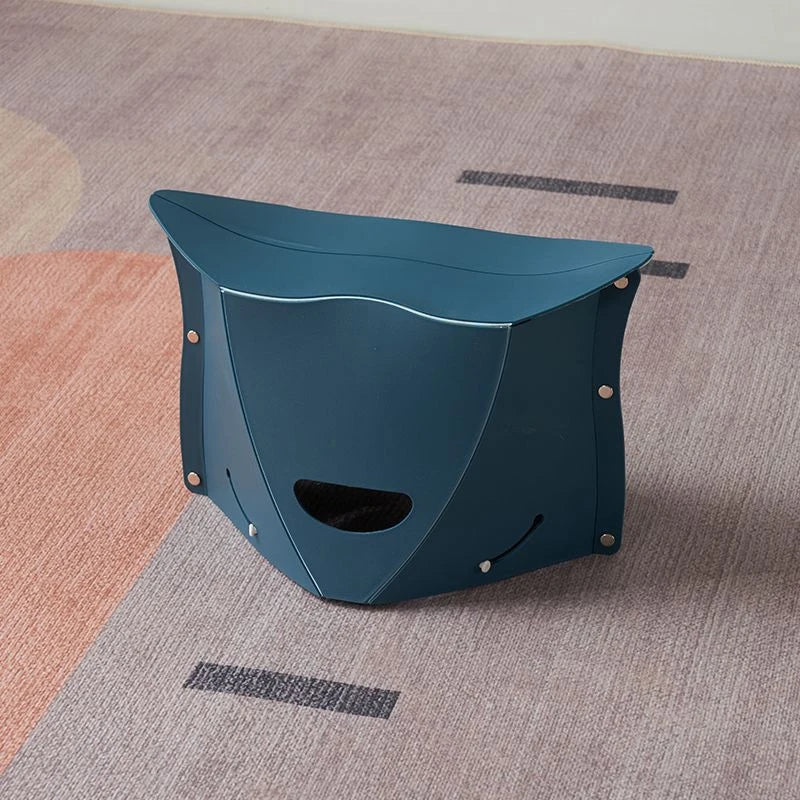 Portable Folding Paper Stool Multifunctional Storage Bag Carrying Qme Blue