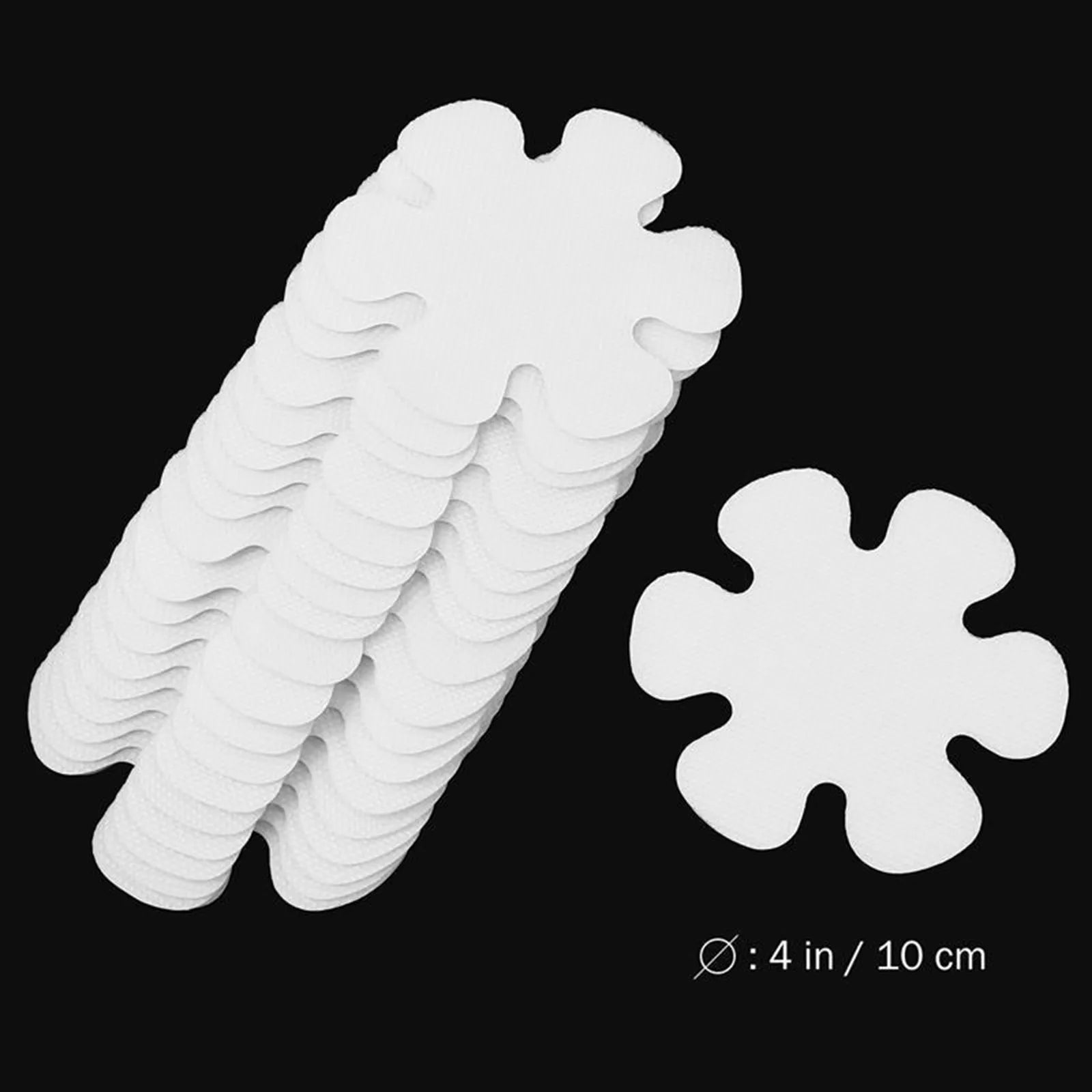 Non-Slip Bathtub Stickers Safety Bathroom Tubs Showers Treads Adhesive Decals Pure White Snowflake Shaped Bathroom Anti slip sti Qme