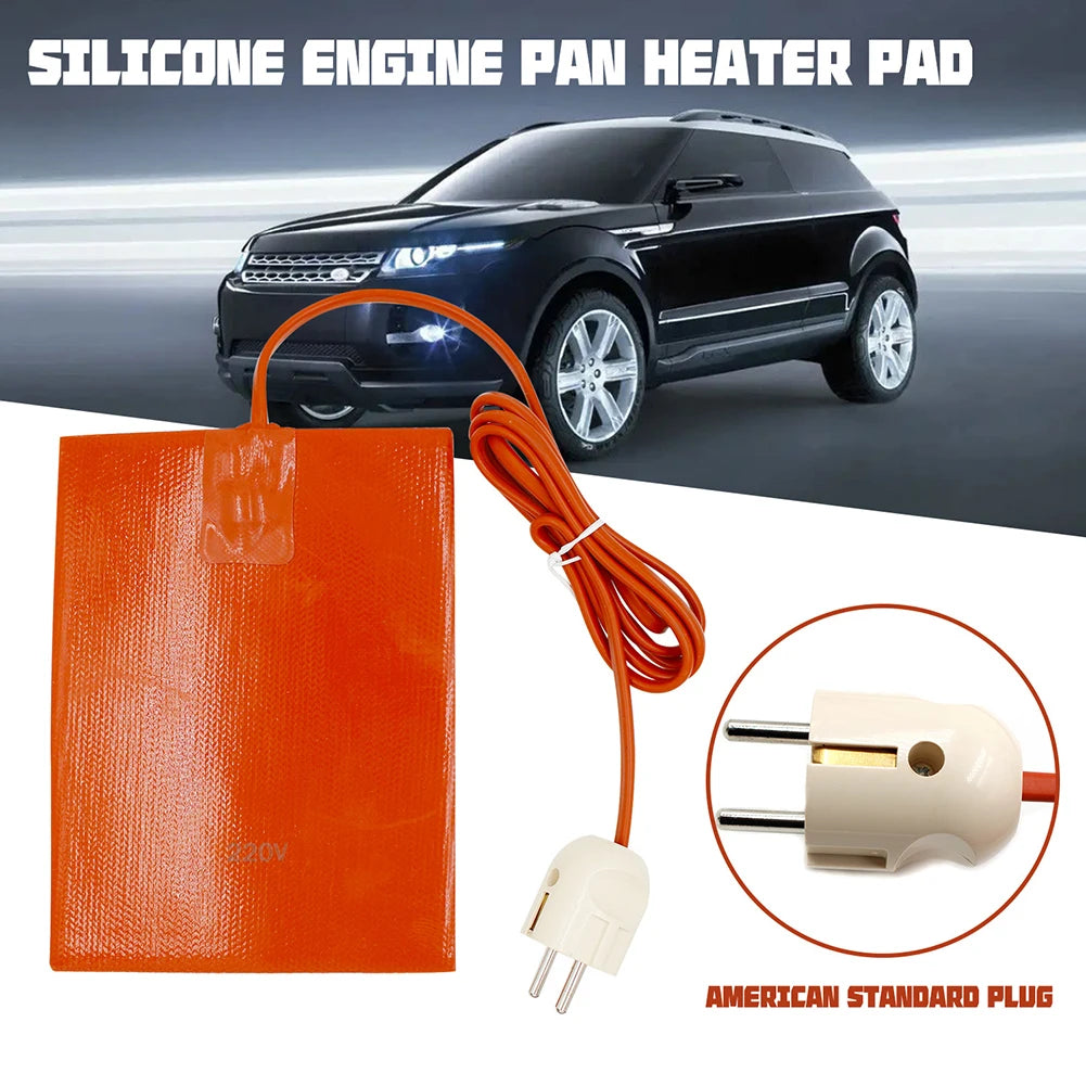 110V 220V Wire Heater Flexible Waterproof 300W Hydraulic Tank Heating Plate Mat EU/US Plug Fuel Water Tank Electric Heating Mat Qme