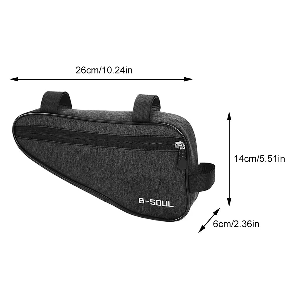 Waterproof Bicycle Bag Triangle Bike Bag Front Tube Frame Bag Mountain Bike Triangle Pouch Frame Holder Bicycle Accessories Qme