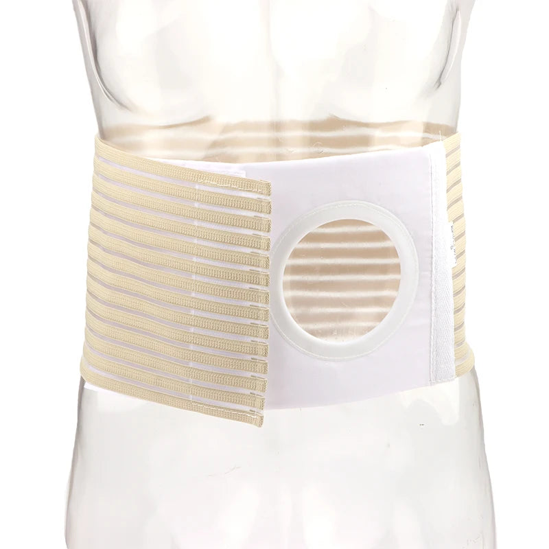 Ostomy Hernia Belt Stoma Support Wraps Unisex Abdominal Binder Brace Qme