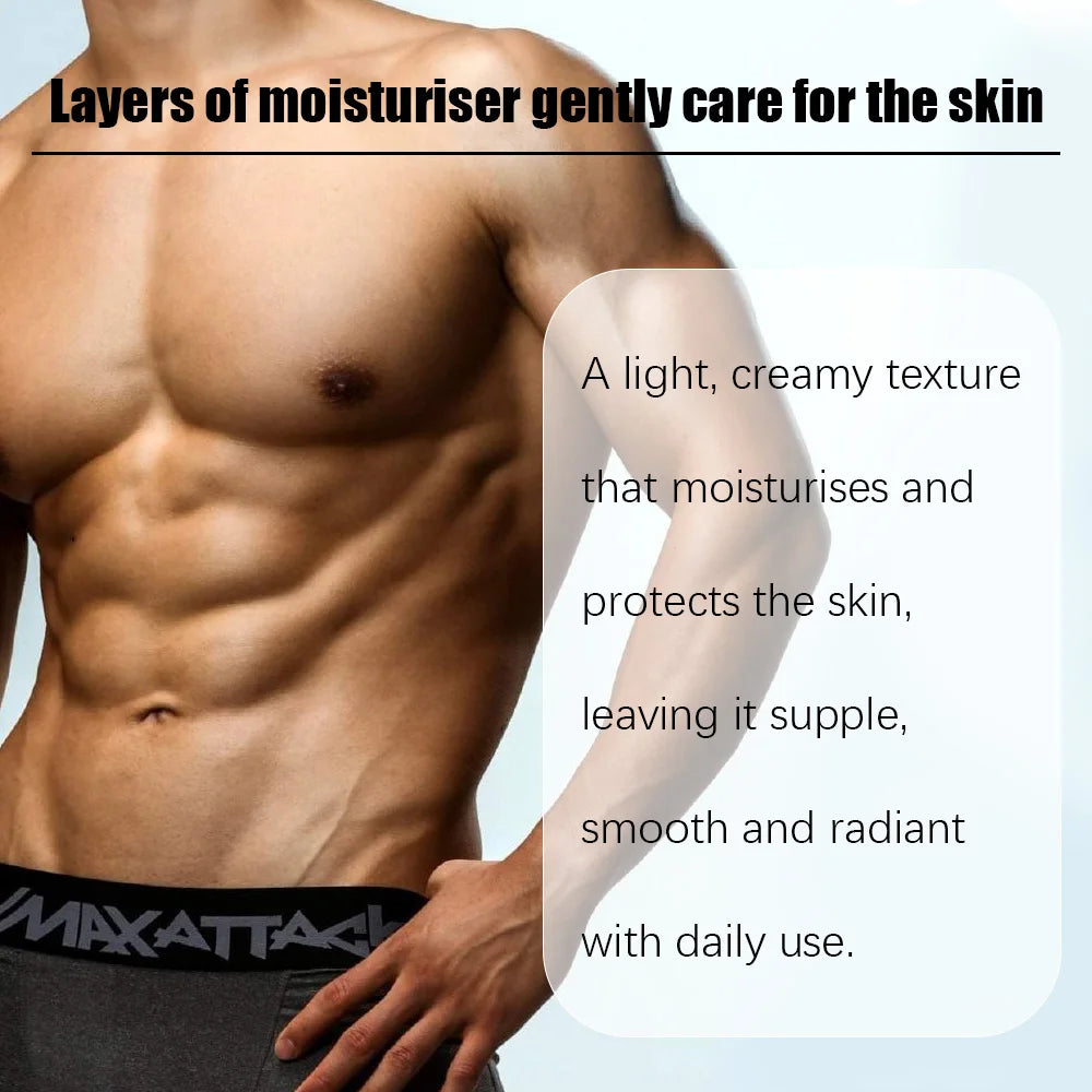 New Dry body lotion for men Moisturizing Face Cream with Hyaluronic Acid Skin Care for Men Collagen Moisturizer Cream 60g Qme