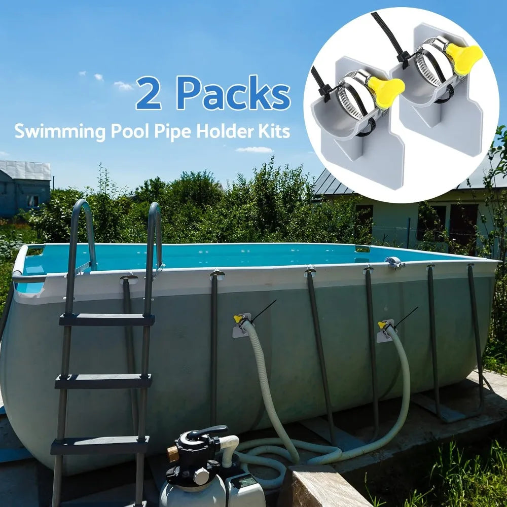 Swimming Pool Pipe Holder 30-37mm Water Pipe Drainage Pipe Mount Supports for Preventing Pipes Sagging Swimming Pool Accessories Qme