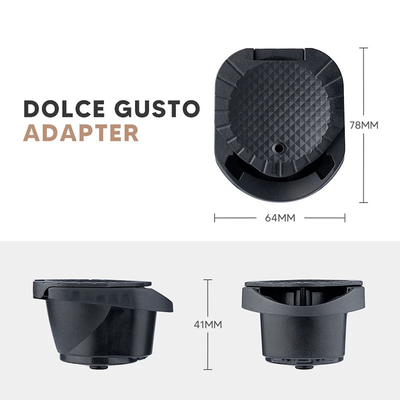 .1Pc Reusable Coffee Capsule Adapter for Dolce Gusto Genio S Crema Pod Grinder. Qme
