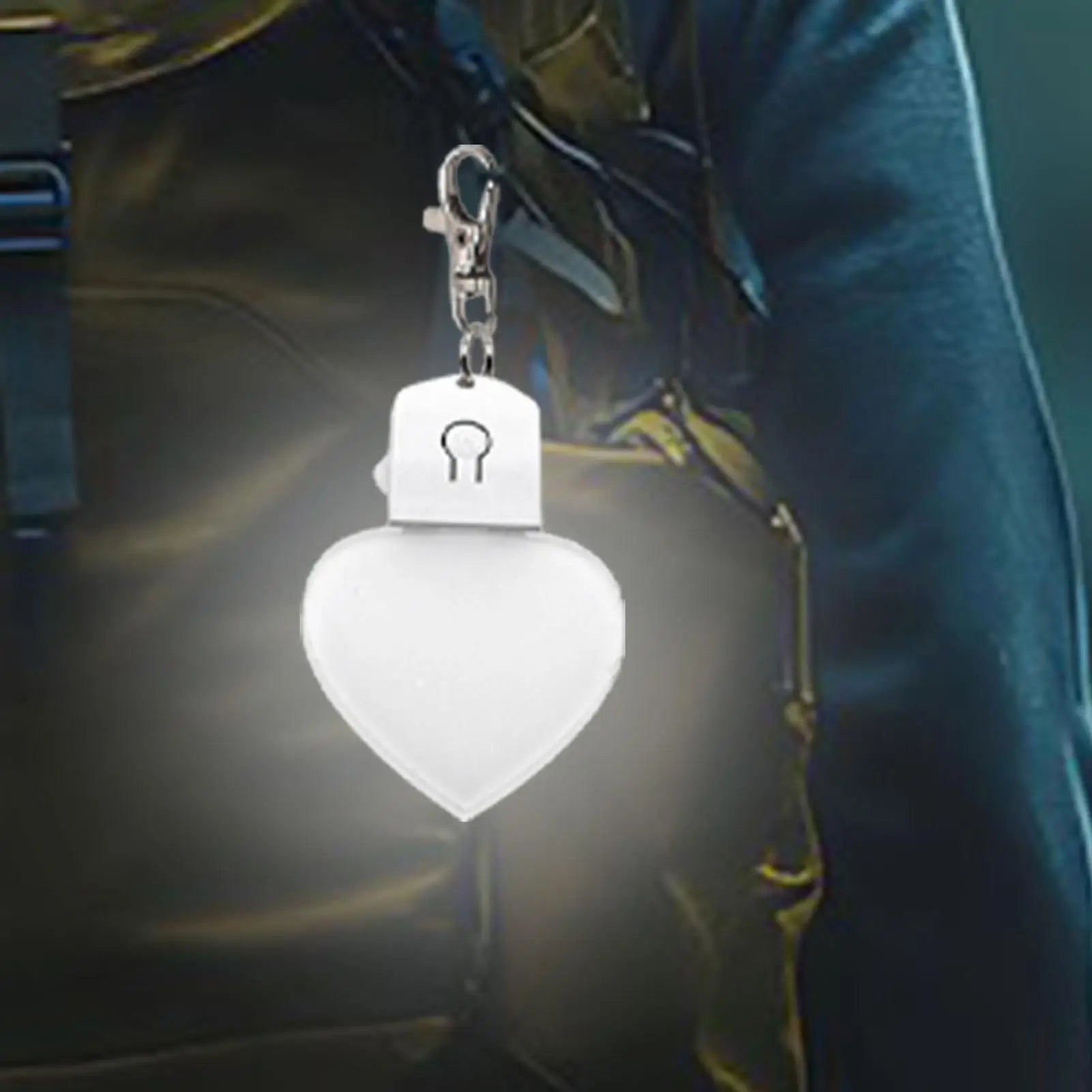 Light Up Heart for Bag Handbags Pendant Purse Must Haves Glow Heart Night Light Handbags LED Lamp for Women Wallets Qme