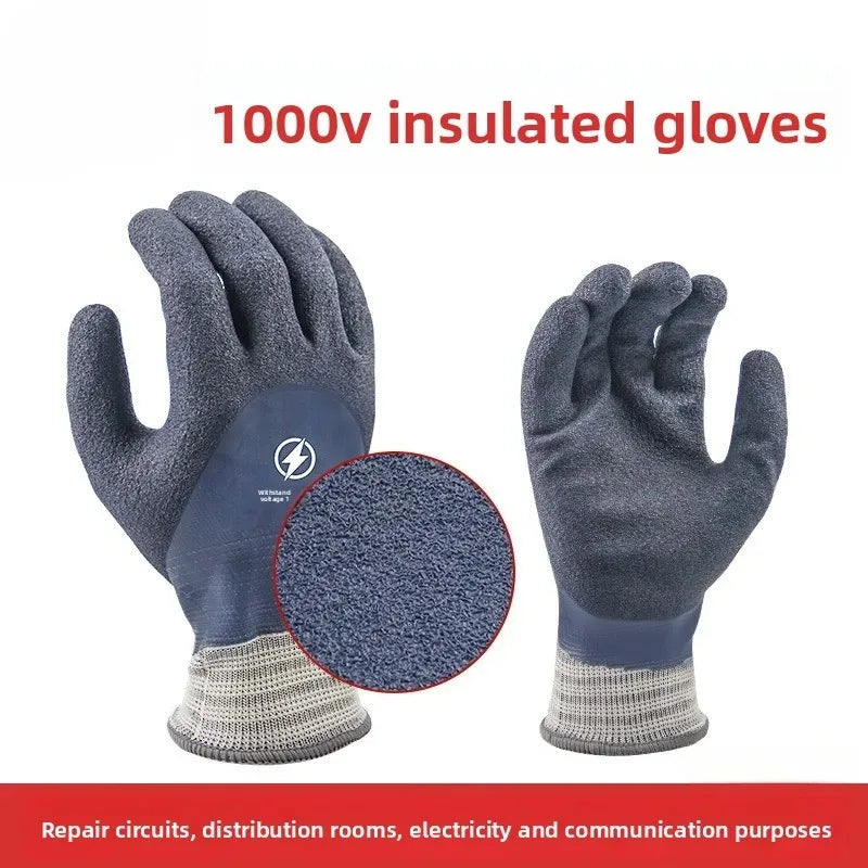 1PCS Ultra Thin Touchscreen Low Voltage Insulating Gloves for New Energy Vehicles 400V 380V Live Working Shockproof Qme