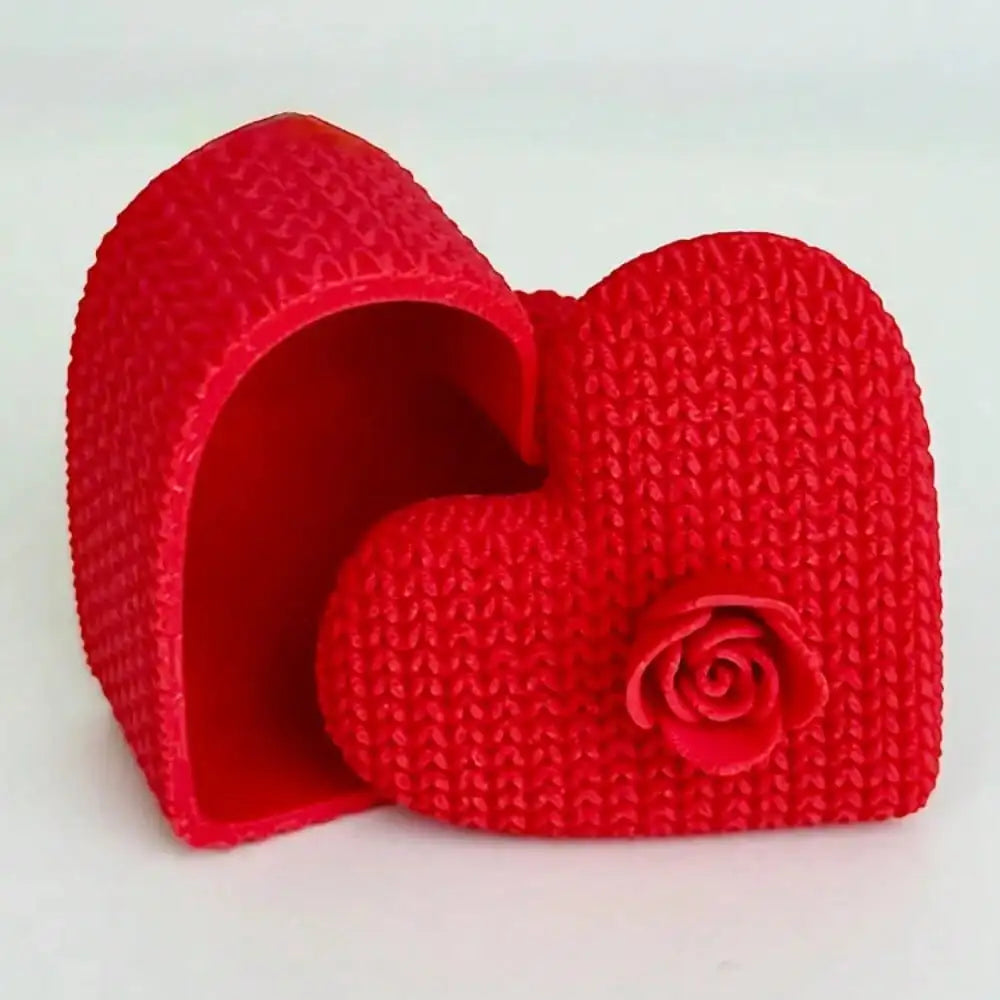 3D Printed Love Storage Box Flower Lid Beautifully Shaped Can Be Used Qme