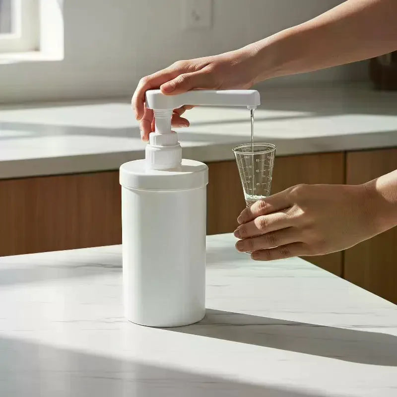 Food Grade Plastic Multipurpose Syrup Dispenser Detachable Design Accurate Pump For Cafe Milk Tea Shop Home Bar Qme