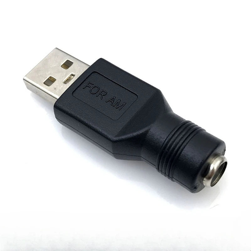 15PCS USB to DC Power Plug Adapter 3.5x1.35mm 4.0x1.7 5.5x2.1 2.5mm Charger Connector for Device Charging Qme Female to Male 5.5x2.1mm