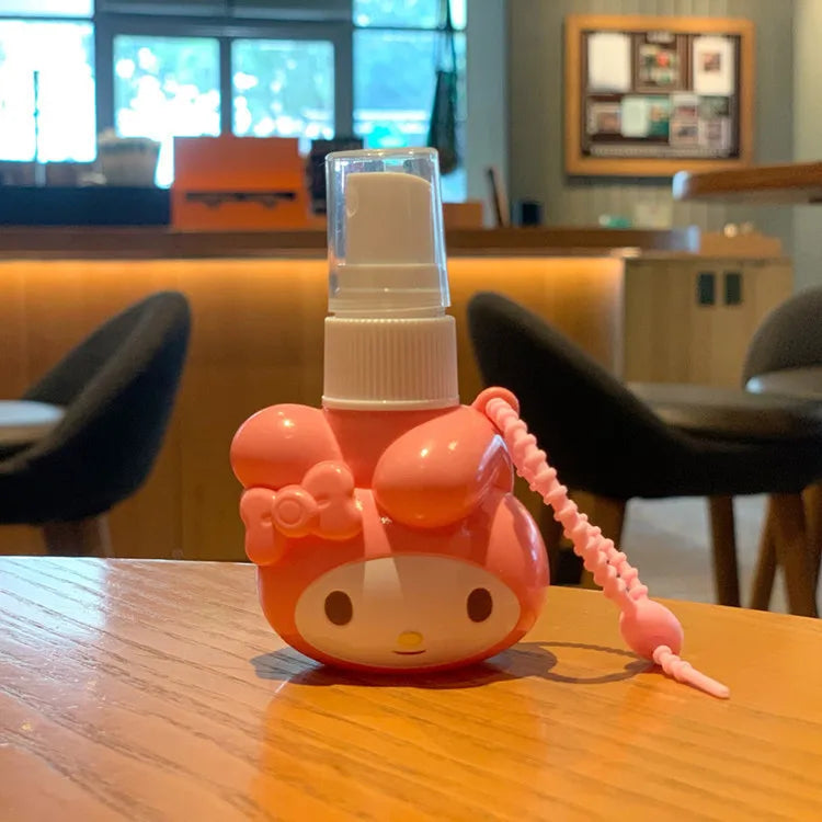 Hello Kitty Kuromi Cute Little Spray Bottle Plastic Spray Bottle Fine Mist Spray Bottle Toner Refill Bottle Qme 6