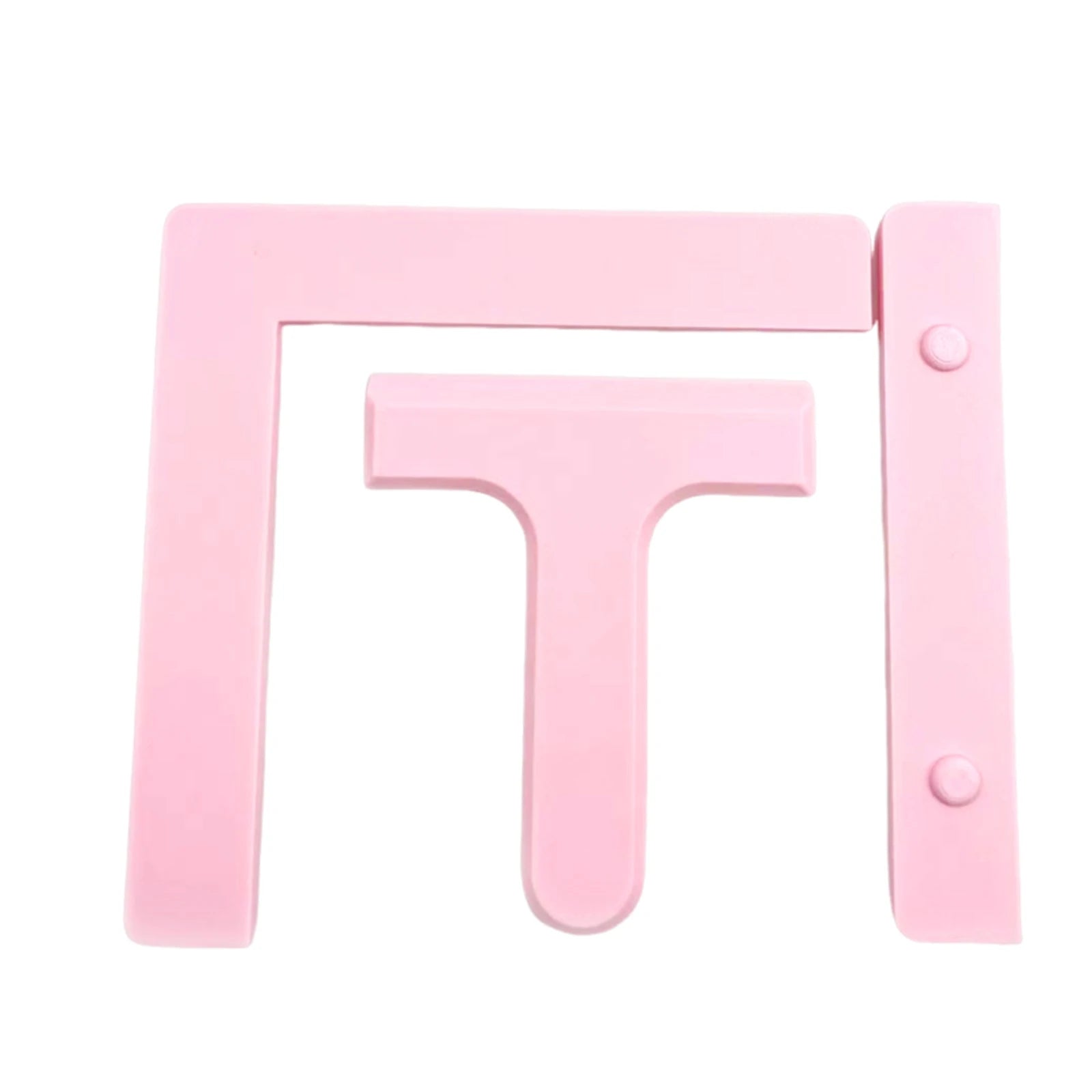 3-Piece Set Diamond Painting Alignment Ruler Diamond Art Straightening Tool Fits Square Kits for Adults Keeps Drills Aligned Qme Sakura Pink