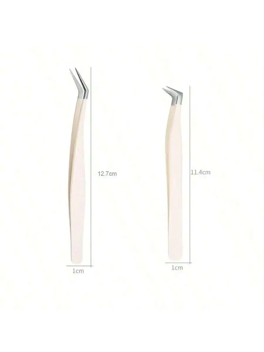 Stainless Steel High-precision Grafting False Eyelash Tweezers Qme