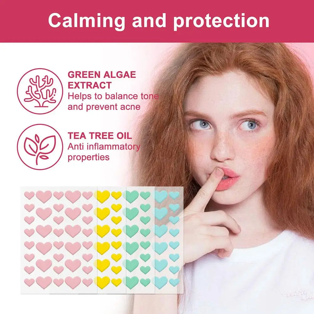 144 PCS/SET Star Pimple Patch Acne Colorful Invisible Acne Removal Skin Care Stickers Concealer Face Spot Beauty Makeup Tools Qme