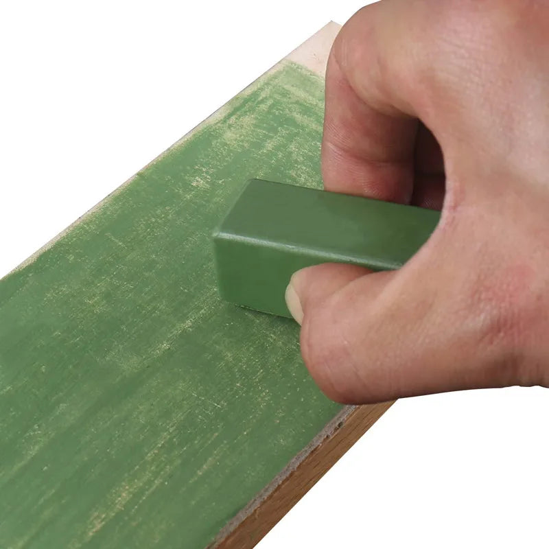 Premium Green Polishing Wax - Abrasive Compound for Metal Finishing, Stainless Steel & Copper Buffing Qme