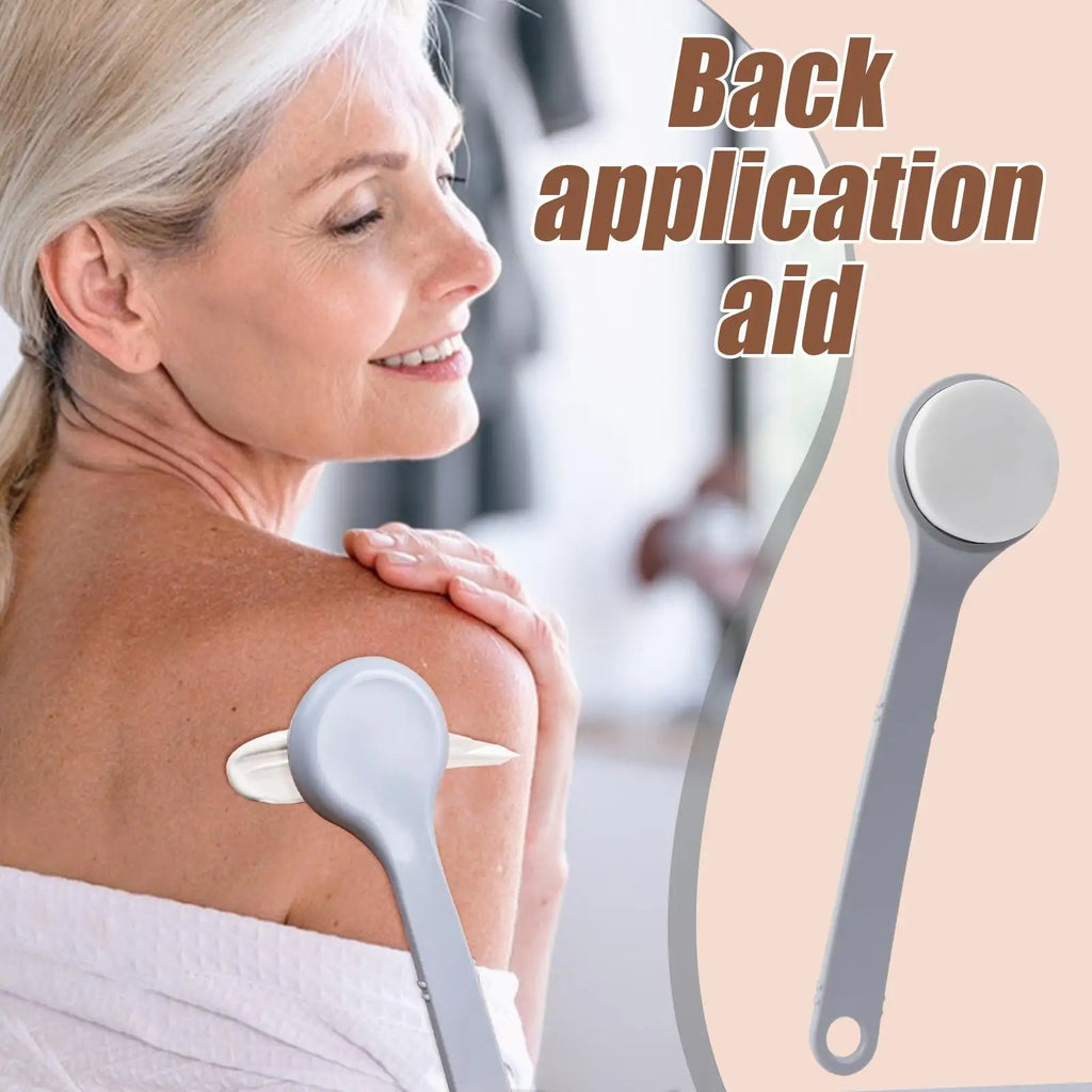 Back Applicator for Lotion Back Sunscreen Applicator for Senior Extended Handle Ointment Apply Aid for Medicine Moisturizing Qme