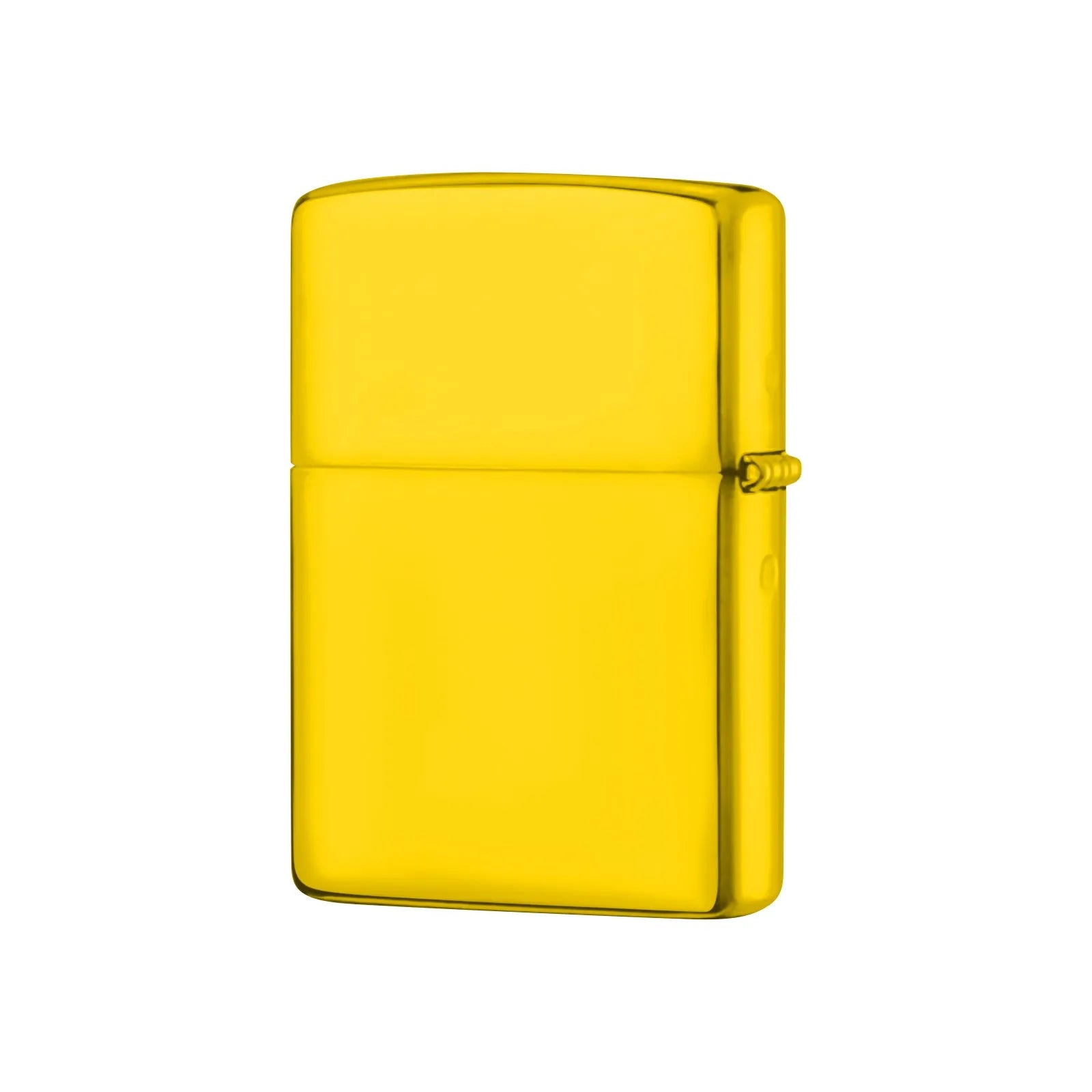 Lighter Cigarette Case Copper Dustproof Moistureproof Universal Lighter Case High-End Lighter Accessories Men Gift Qme Yellow