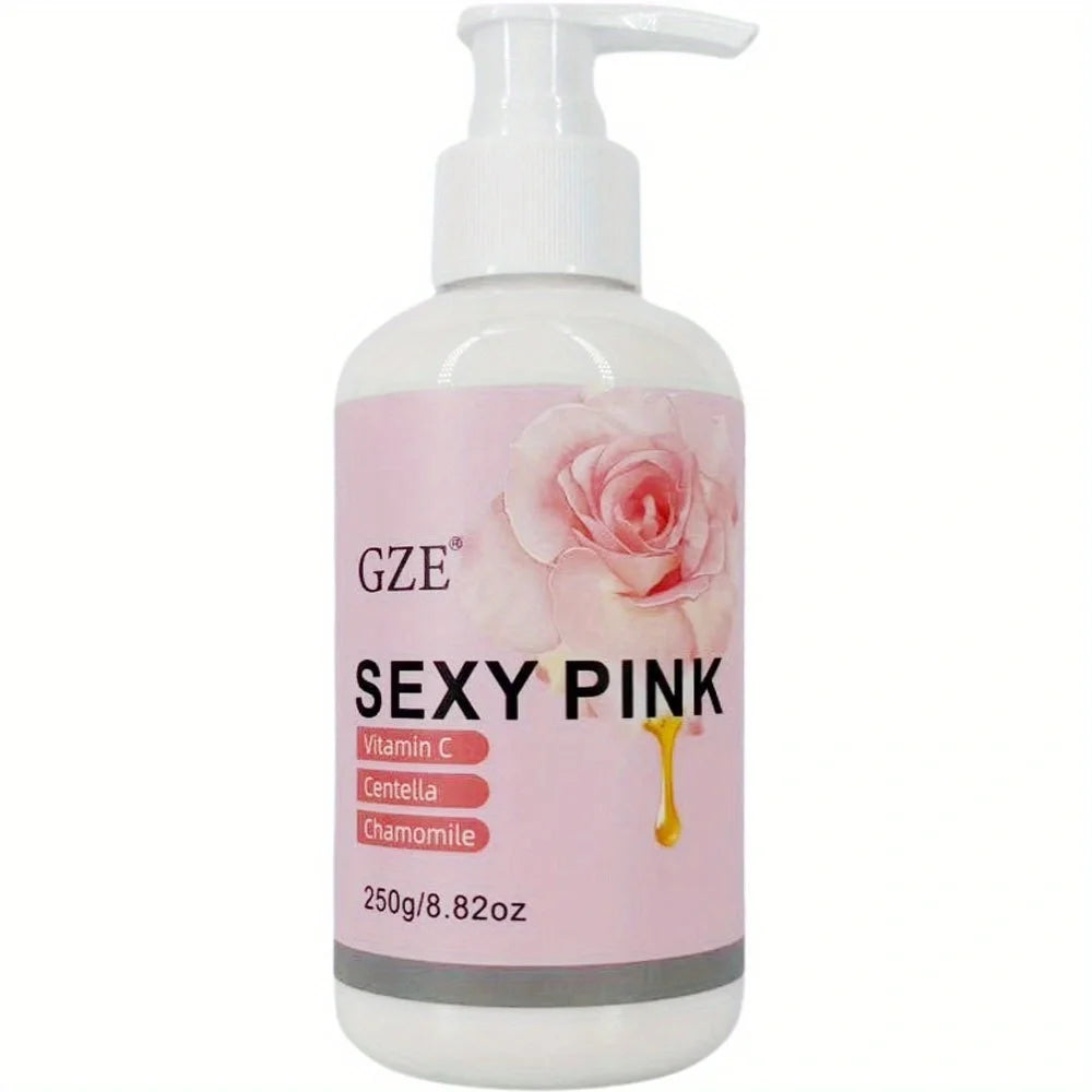GZE Pink Private Area Moisturizer, Moisturizes And Tights, Gentle And Suitable for Sensitive Skin, Fresh Aroma, Fast Absorption Qme GZE SEXY PINK 250g
