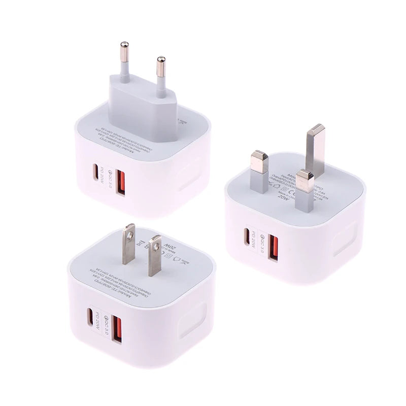 USB C Charger Laptop PPS Fast Charge Dual Port Charging European Qme
